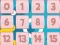 Jeu Jeu de mémoire avec des nombres en ligne