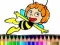 Jeu Retour à l'école: Livre de coloriage Maja l'abeille en ligne