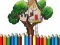 Jeu Livre à colorier Maison dans les arbres en ligne