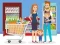 Jeu Puzzle Shopping Heureux en ligne