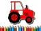 Jeu Coloriage facile pour enfants - Tracteur en ligne