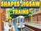 Jeu Trains en puzzle de formes en ligne Jeu Trains en puzzle de formes en ligne