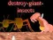 Jeu Détruire des insectes géants en ligne