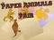 Jeu Paires d'Animaux en Papier en ligne