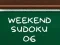 Jeu Sudoku Week-end 06 en ligne