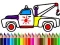 Jeu Retour à l'école : Livre de coloriage de camions en ligne