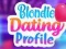 Jeu Profil de Rencontres Blonde en ligne