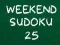 Jeu Sudoku Weekend 25 en ligne Jeu Sudoku Weekend 25 en ligne