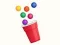 Jeu Collecter des boules dans une tasse en ligne