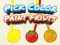 Jeu Choisir une couleur Peindre des fruits en ligne
