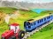 Jeu Tracteur enchaîné remorquant un train en ligne