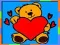 Jeu Coloriage facile Saint-Valentin en ligne