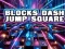 Jeu Blocs Course Saut Carré en ligne