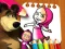 Jeu Livre de coloriage Masha et Michka en ligne