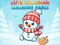 Jeu Coloriages mignons de bonhomme de neige en ligne