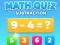 Jeu Quiz mathématique — Soustraction en ligne