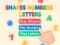 Jeu Formes Chiffres Lettres en ligne