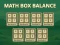Jeu Balance des boîtes de mathématiques en ligne Jeu Balance des boîtes de mathématiques en ligne
