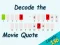 Jeu Décoder la citation du film en ligne