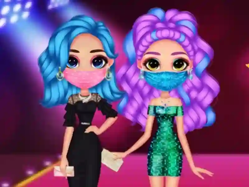 Jeu Mon look glamour de quarantaine en ligne