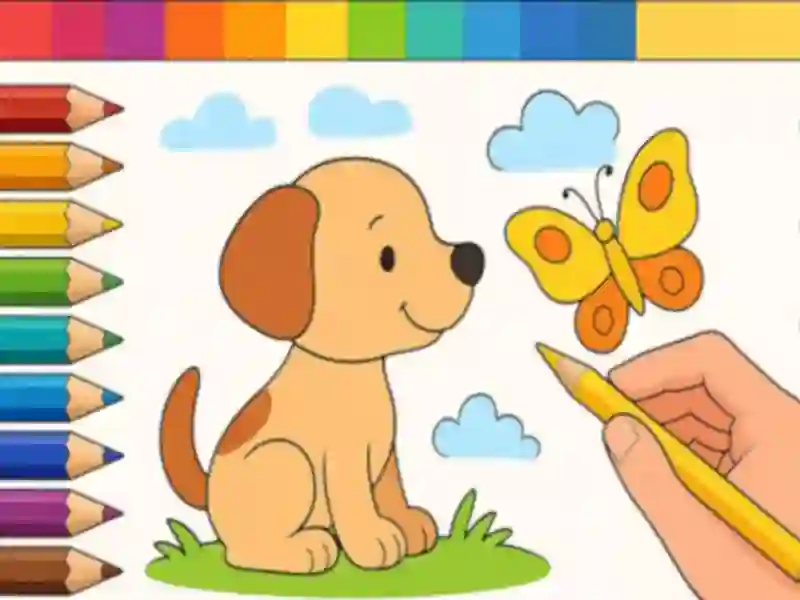Jeu Dessiner avec des crayons Coloring Book! en ligne