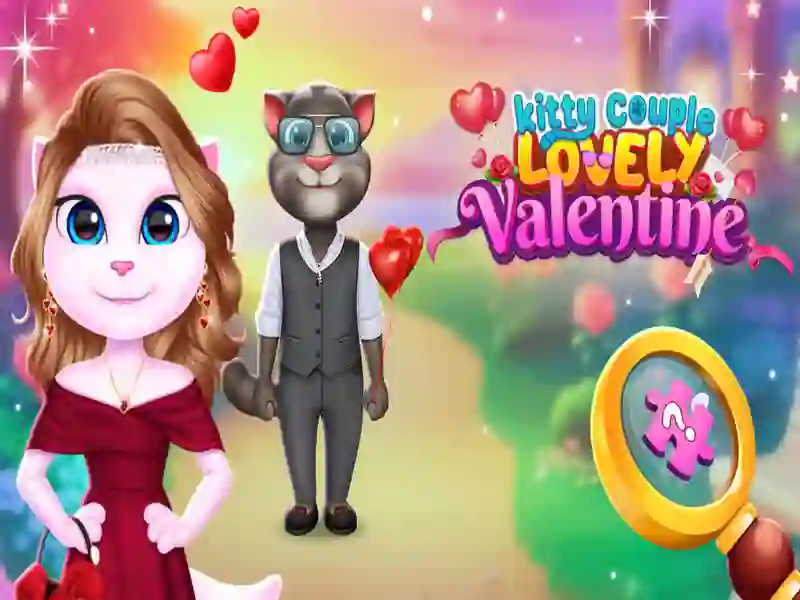 Jeu Couple de minou charmant Valentine en ligne