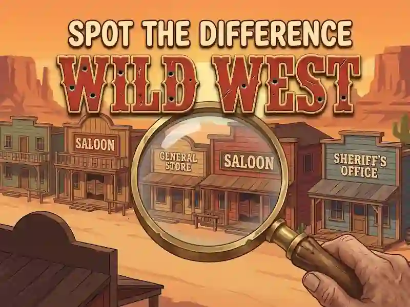 Jeu Trouvez les Différences Le Far West en ligne