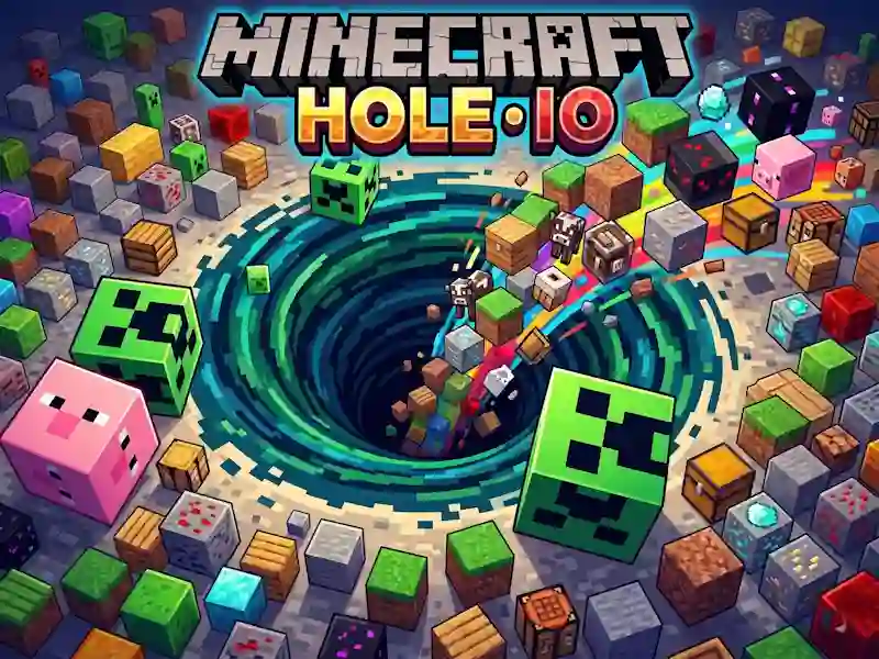 Jeu Minecraft Hole IO en ligne