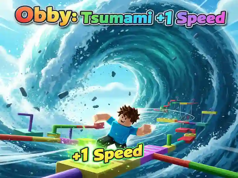 Jeu Obby : Tsunami +1 vitesse en ligne