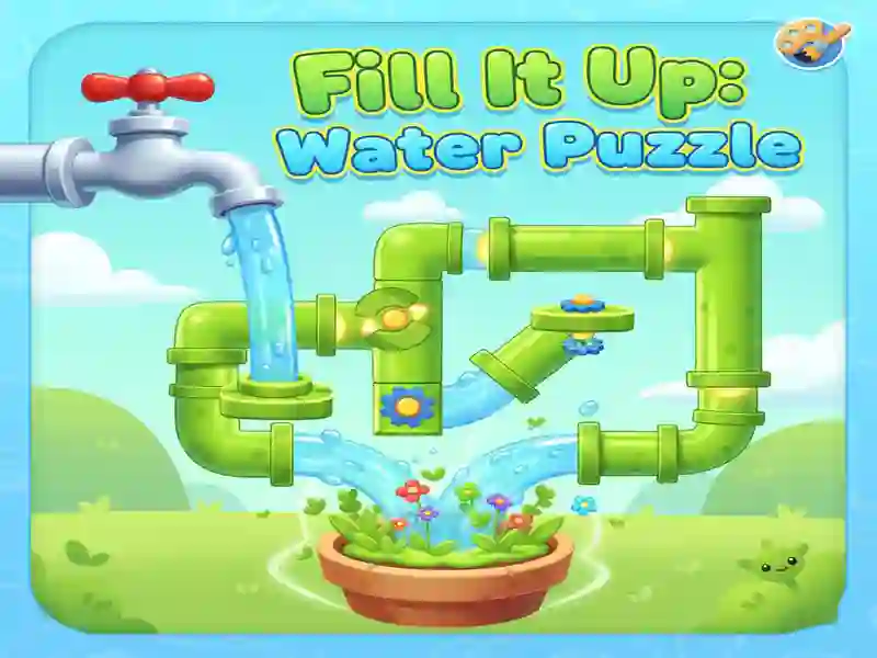 Jeu Remplissez-le : puzzle d'eau en ligne