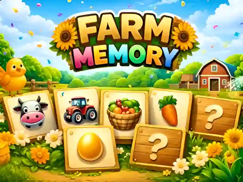 Jeu Mémoire de ferme en ligne