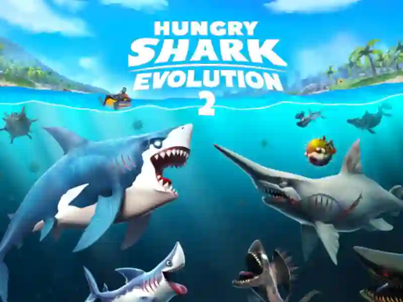 Jeu Évolution des requins affamés 2 en ligne Jeu Évolution des requins affamés 2 en ligne