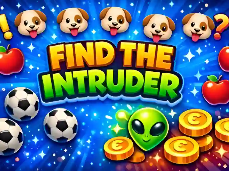 Jeu Trouver l'intrus en ligne