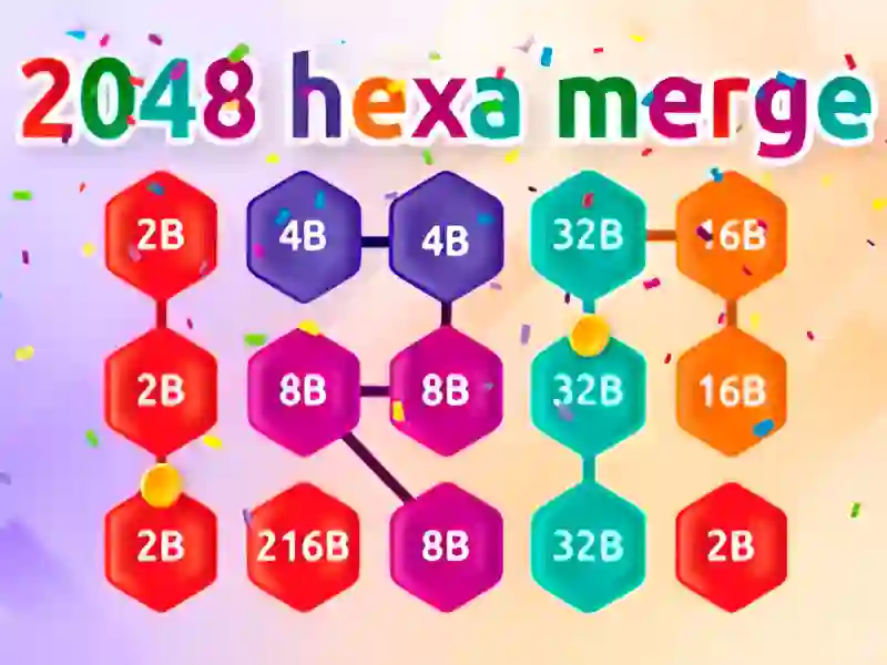 Jeu Fusion de chaînes hexagonales 2048 en ligne