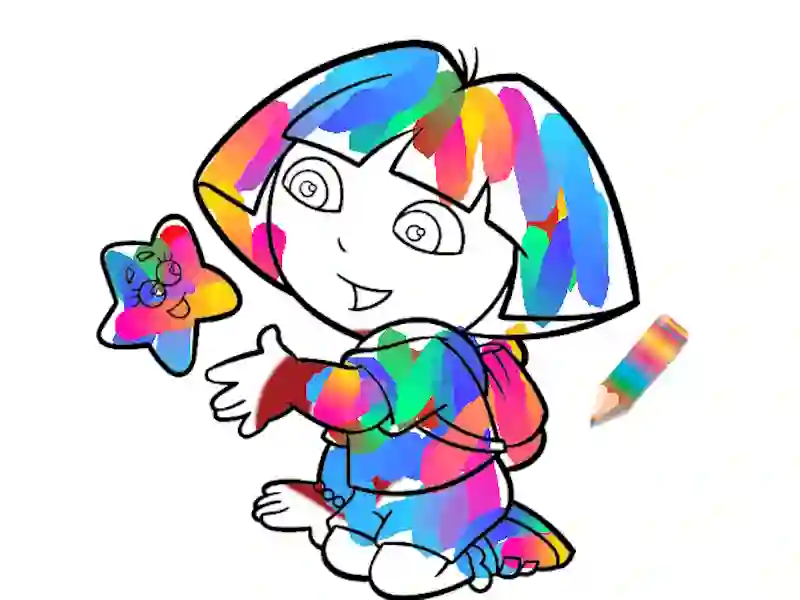 Jeu Jungle Girl: coloriages en ligne