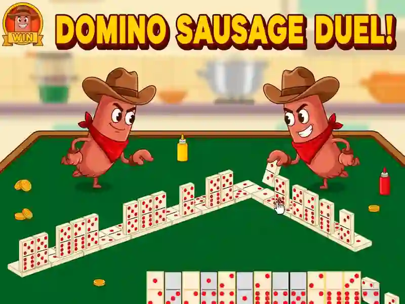 Jeu Duel de saucisses Domino en ligne