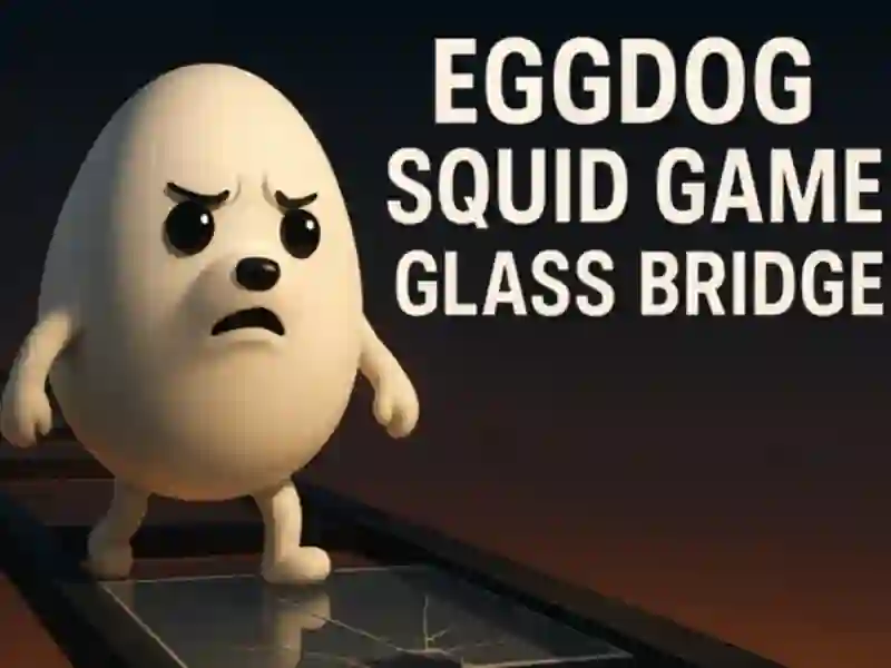 Jeu Bridge en verre de jeu de squidd eggdog squid en ligne