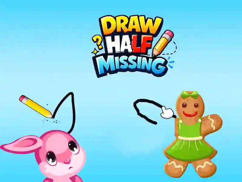 Jeu Dessiner la moitié du jeu en ligne