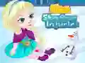 Jeu Les blessures d'Elsa en patinage en ligne