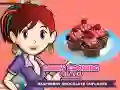 Jeu Le cours de cuisine de Sara : Cupcakes au chocolat et framboises en ligne
