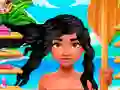 Jeu Princesse polynésienne: coupes de cheveux réelles en ligne