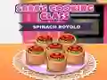 Jeu Le cours de cuisine de Sara : Rotolo aux épinards en ligne