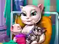 Jeu Naissance des jumeaux d'Angela en ligne