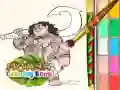 Jeu Livre de coloriage Moana en ligne
