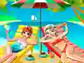 Jeu Selfie Plage d'Elsa et Anna en ligne Jeu Selfie Plage d'Elsa et Anna en ligne