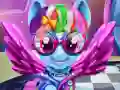 Jeu Poney Arc-en-Ciel: Coupures de Cheveux Réalistes en ligne