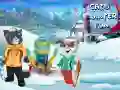 Jeu Plaisirs d'hiver pour les chats en ligne Jeu Plaisirs d'hiver pour les chats en ligne