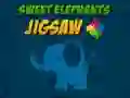 Jeu Puzzle des Éléphants Sucrés en ligne Jeu Puzzle des Éléphants Sucrés en ligne