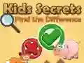 Jeu Secrets d'enfants : Trouvez la différence en ligne