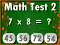 Jeu Test de Mathématiques 2 en ligne